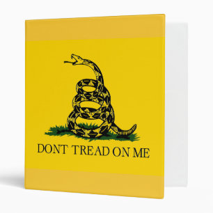 Don't Tread On Me - Front & Back Binder