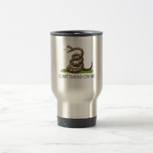 Dont Tread On Me Gadsden American Revolution Flag Travel Mug