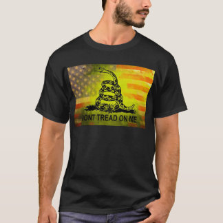 Don't Tread On Me Gadsden Flag American Flag T-Shirt