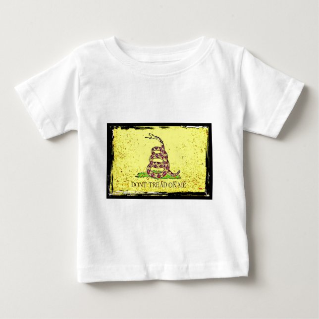 Don't Tread on Me Gadsden Flag Baby T-Shirt (Front)