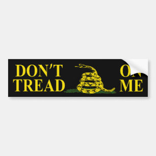 DON'T TREAD ON ME GADSDEN FLAG Bumper Sticker