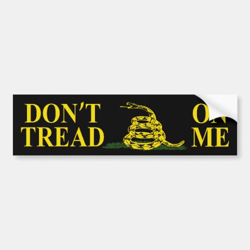 DONT TREAD ON ME GADSDEN FLAG Bumper Sticker