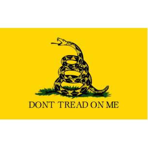 Dont Tread On Me - Gadsden Flag Cutout