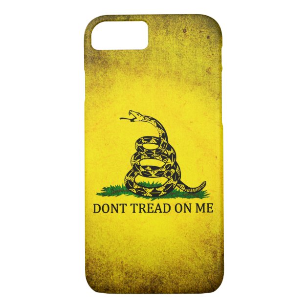 Dont Tread On Me Gadsden Flag Distressed Case Mate iPhone Case