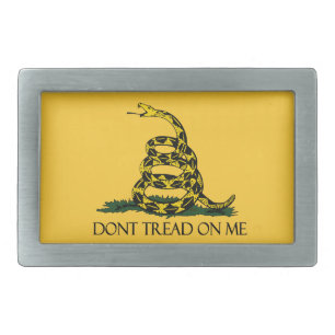 Dont Tread on Me Gadsden Flag Historical Military Belt Buckle