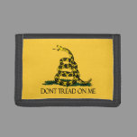 Dont Tread on Me Gadsden Flag Historical Military Trifold Wallet