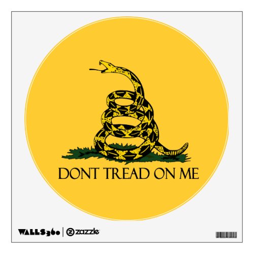 Dont Tread on Me Gadsden Flag Historical Military Wall Sticker