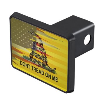 Don't Tread On Me Gadsden Flag Hitch Cover by JFVisualMedia at Zazzle