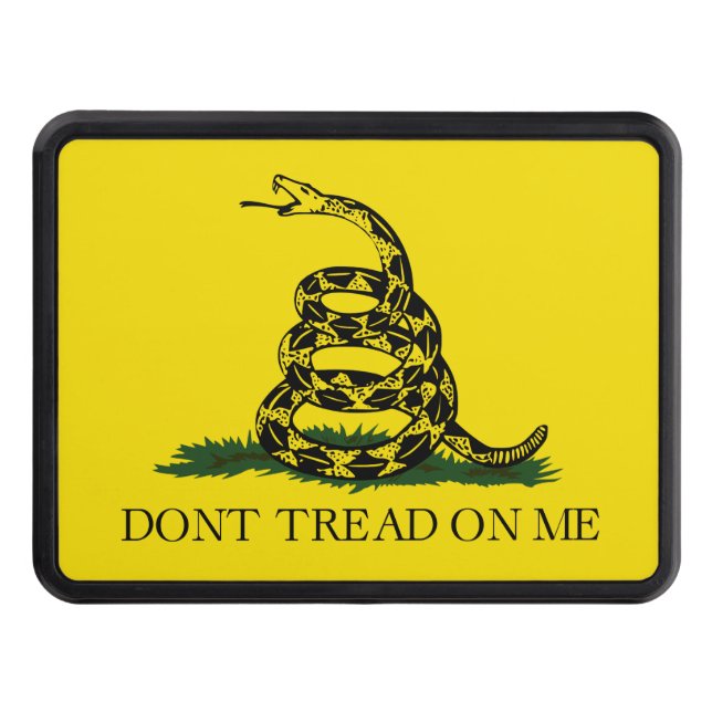 Don't Tread on Me Gadsden flag Hitch Cover (Front)