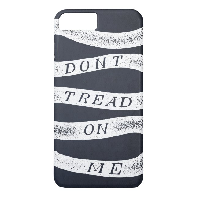 Don't Tread On Me Gadsden Flag iPhone Case (Back)