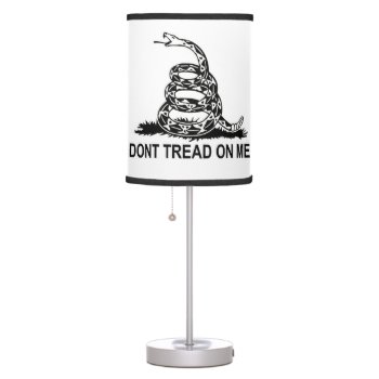 Don't Tread On Me Gadsden Flag Lamp 2nd Amendment by Sturgils at Zazzle