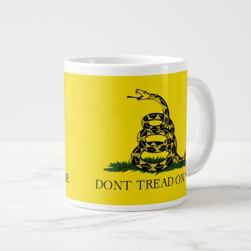 Dont Tread On Me Gadsden Flag Large Coffee Mug