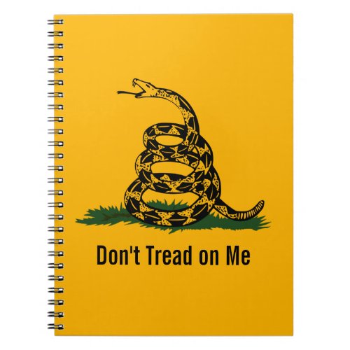 Dont Tread On Me Gadsden Flag Notebook