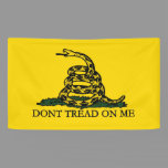 Don't Tread on Me, Gadsden Flag Patriotic History Banner