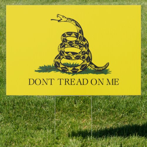  Dont Tread on Me Gadsden Flag Snake Flag Sign