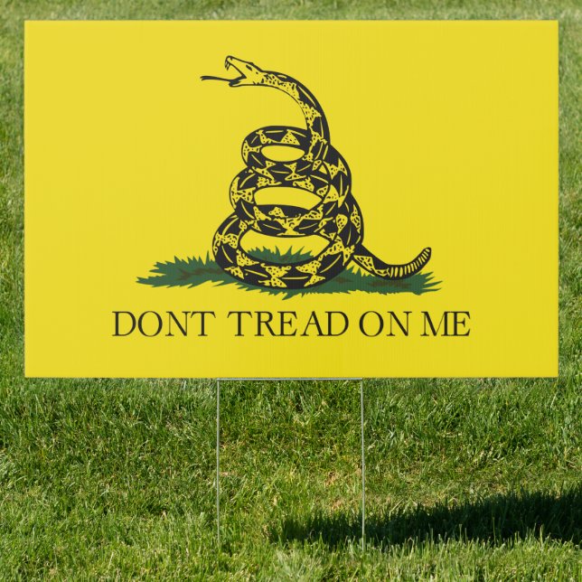  Don't Tread on Me (Gadsden Flag) (Snake Flag) Sign (Insitu)