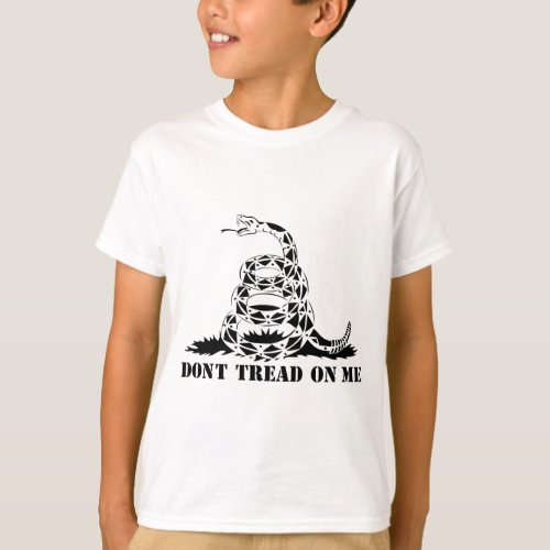 Dont Tread On Me Gadsden Flag Snake Symbol T_Shirt