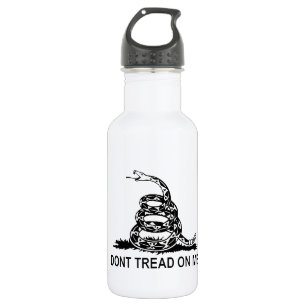 Dont Tread On Me Gadsden Flag Stainless Steel Water Bottle