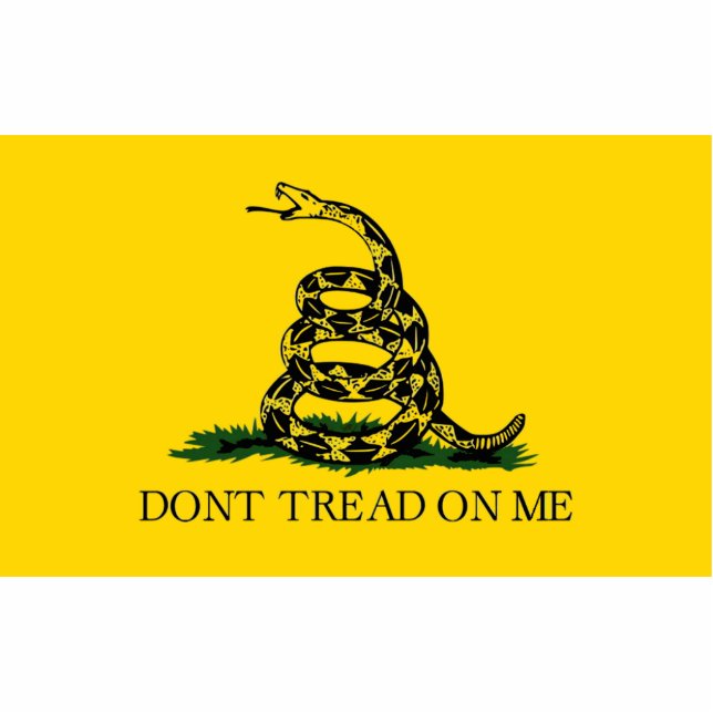 Dont Tread On Me - Gadsden Flag Statuette (Front)