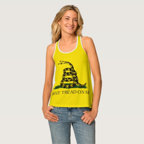 Dont Tread on Me Gadsden flag Tank Top