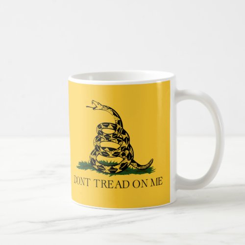 Dont Tread on Me Gadsden flag tea party Coffee Mug