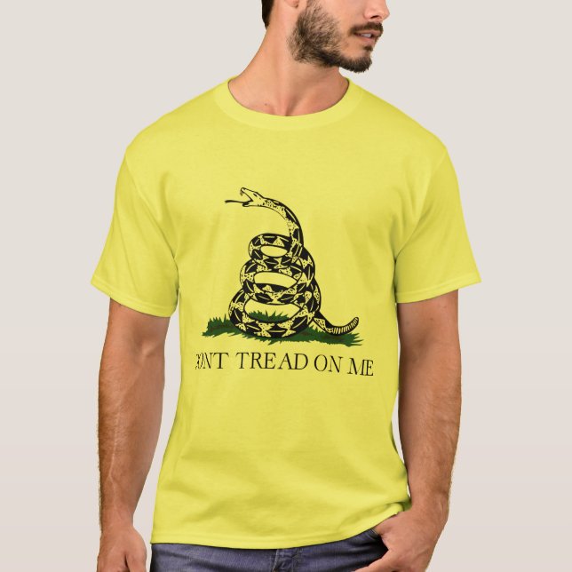 Don't Tread on Me, Gadsden flag tea party T-Shirt (Front)