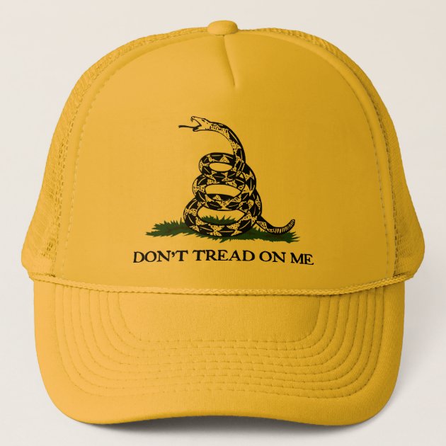 Don't Tread On Me-Gadsden Flag Trucker Hat | Zazzle