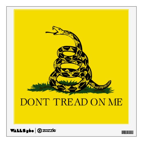 Dont Tread on Me Gadsden flag Wall Decal