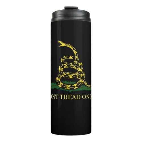 DONT TREAD ON ME Gadsden Snake Thermal Tumbler