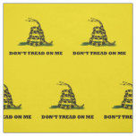 Don't Tread On Me Gadsden Yellow Flag Fabric