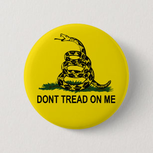 Don't Tread On Me - Gadsen Flag Pinback Button