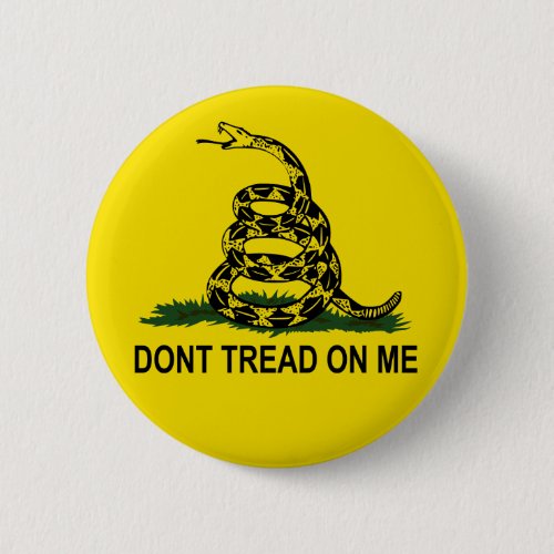 Dont Tread On Me _ Gadsen Flag Pinback Button