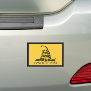 Don't Tread on Me Historical Gadsden Flag Military Car Magnet