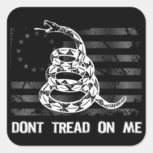 Details about   Don't Tread On Me Liberty or Death Round Snake 2nd A NRA  Sticker