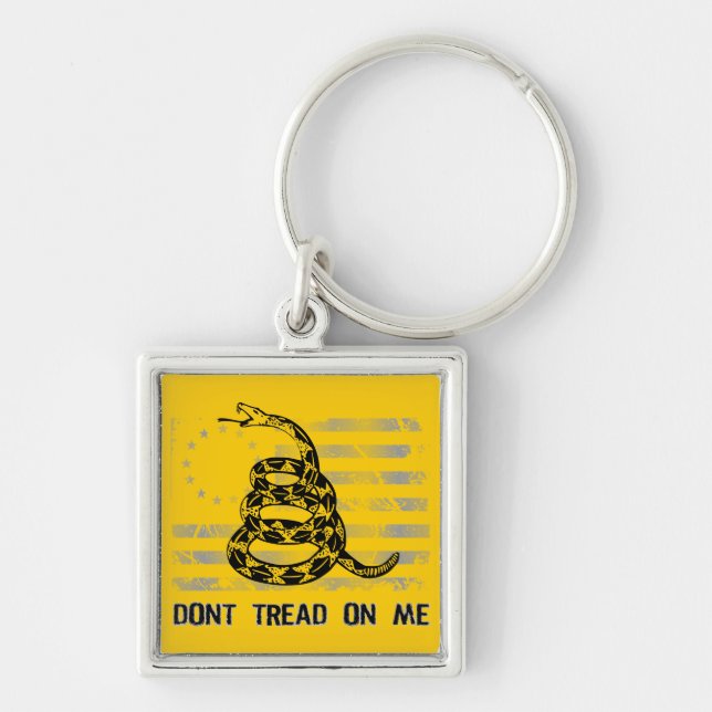 Dont Tread On Me Key Chain (Front)