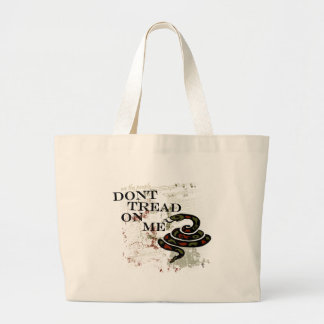 Dont Tread on Me Large Tote Bag