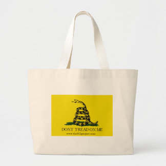 Don't Tread On Me Large Tote Bag