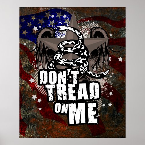 Dont Tread On Me Liberty Poster