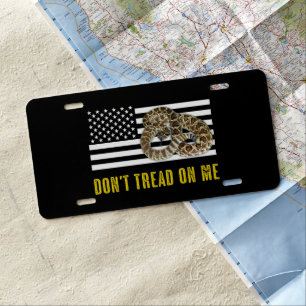 Don't Tread On Me License Plate