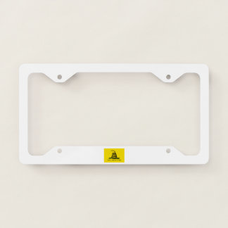 Don't Tread On Me License Plate Frame
