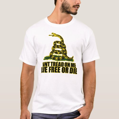Dont Tread On Me _ Live Free Or Die T_Shirt