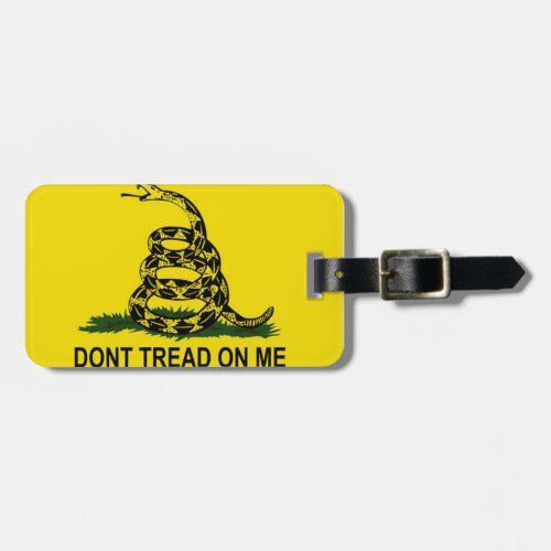 dont tread on me luggage tag