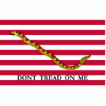 Dont Tread On Me - Navy Jack Flag Statuette<br><div class="desc">The "Ted Cruz" political marketplace is open.  Come in and make yourselves at home.  Tell your friends about us and send them our link:  http://www.zazzle.com/TedCruz?rf=238549869542096443*</div>