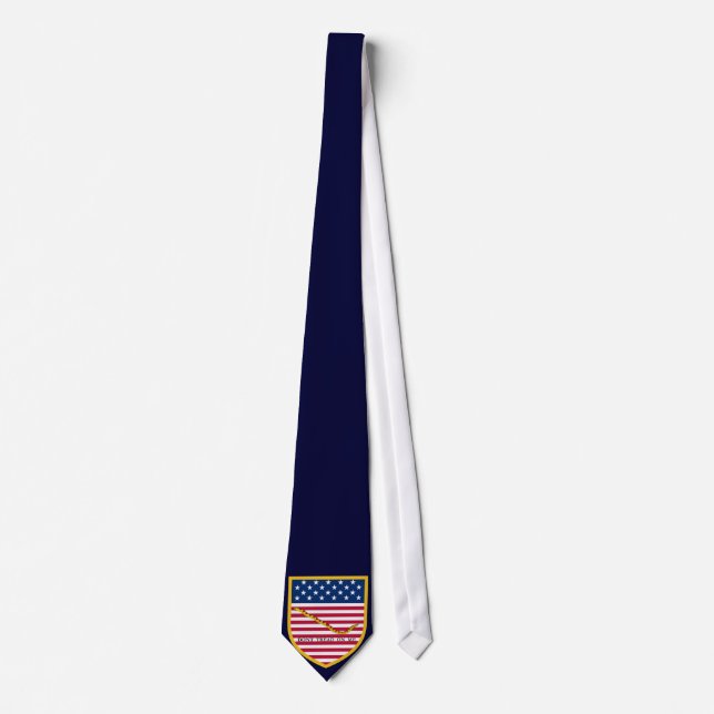 Dont Tread on Me Navy Jack Gadsden American Flag Tie (Front)