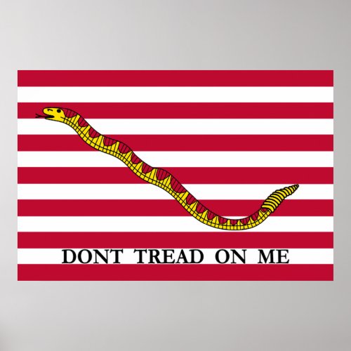 Dont Tread On Me _ Navy Jack Poster