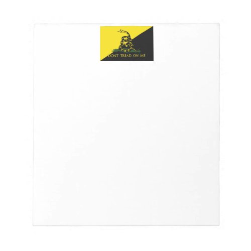 Dont Tread On Me Notepad