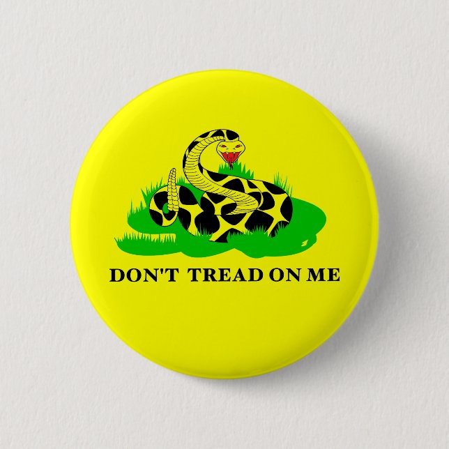 Dont Tread on Me Pinback Button (Front)