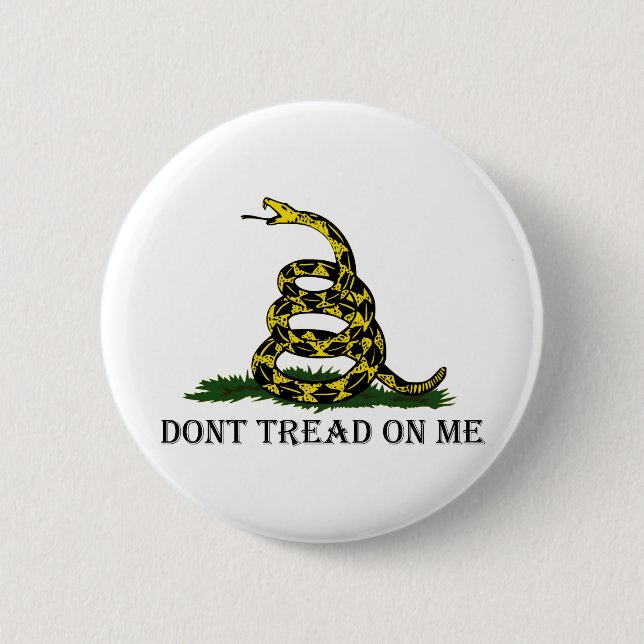 Dont Tread On Me Pinback Button (Front)