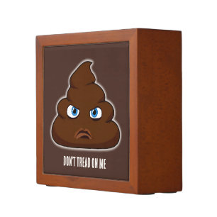 Don't Tread On Me Poo Desk Organizer