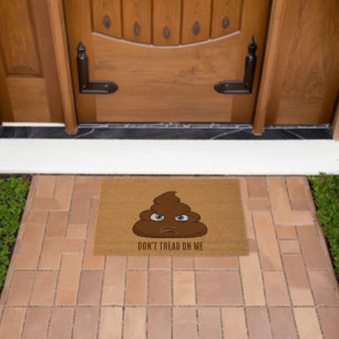Don't Tread On Me Poo Fiber Doormat